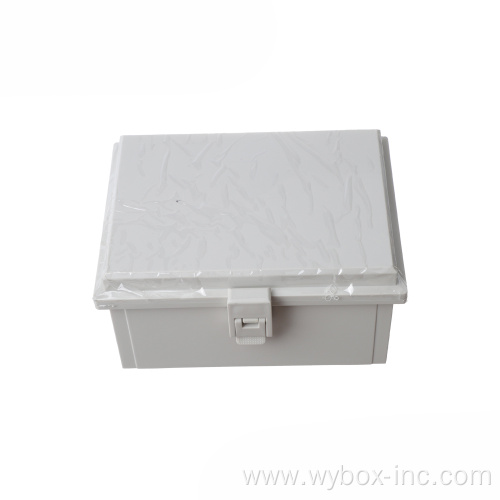 Plastic waterproof outdoor enclosures with hinged door outdoor telecommunication enclosure surface mount junction box ip65 box